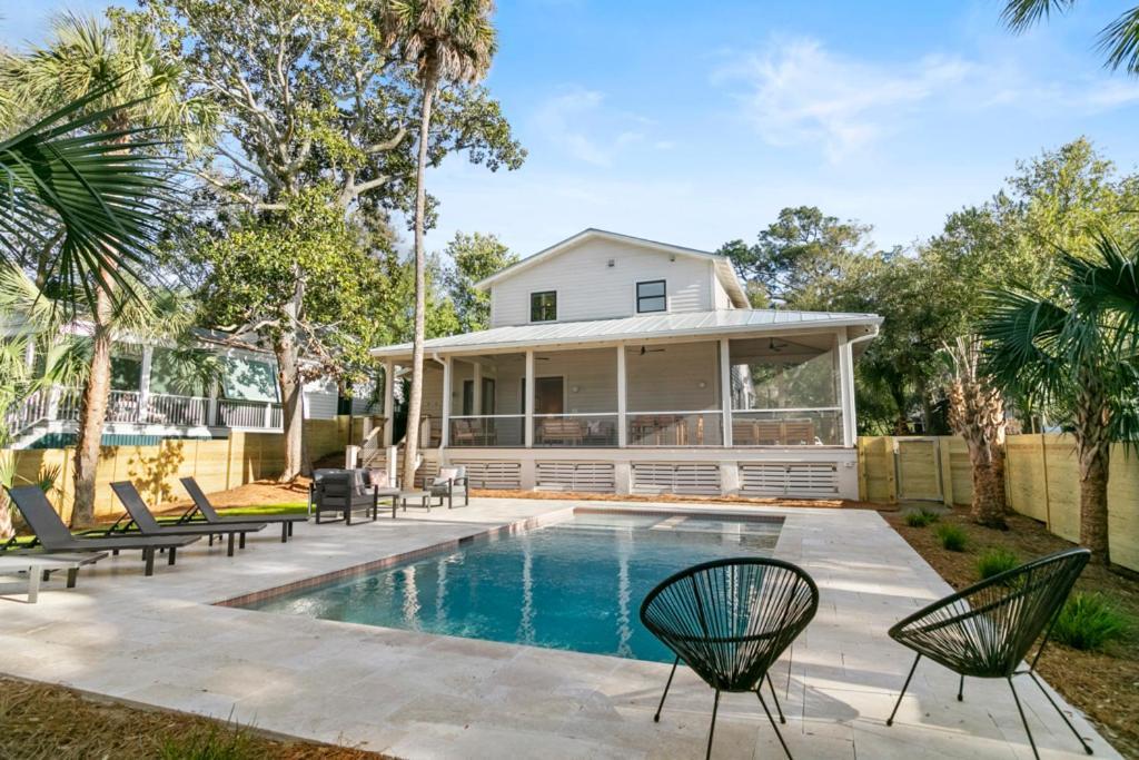 1St Block E Hudson - Green Wave - Newly Remodeled - Pool And Hot Tub - Ideal Central Location Villa Folly Beach Exterior photo