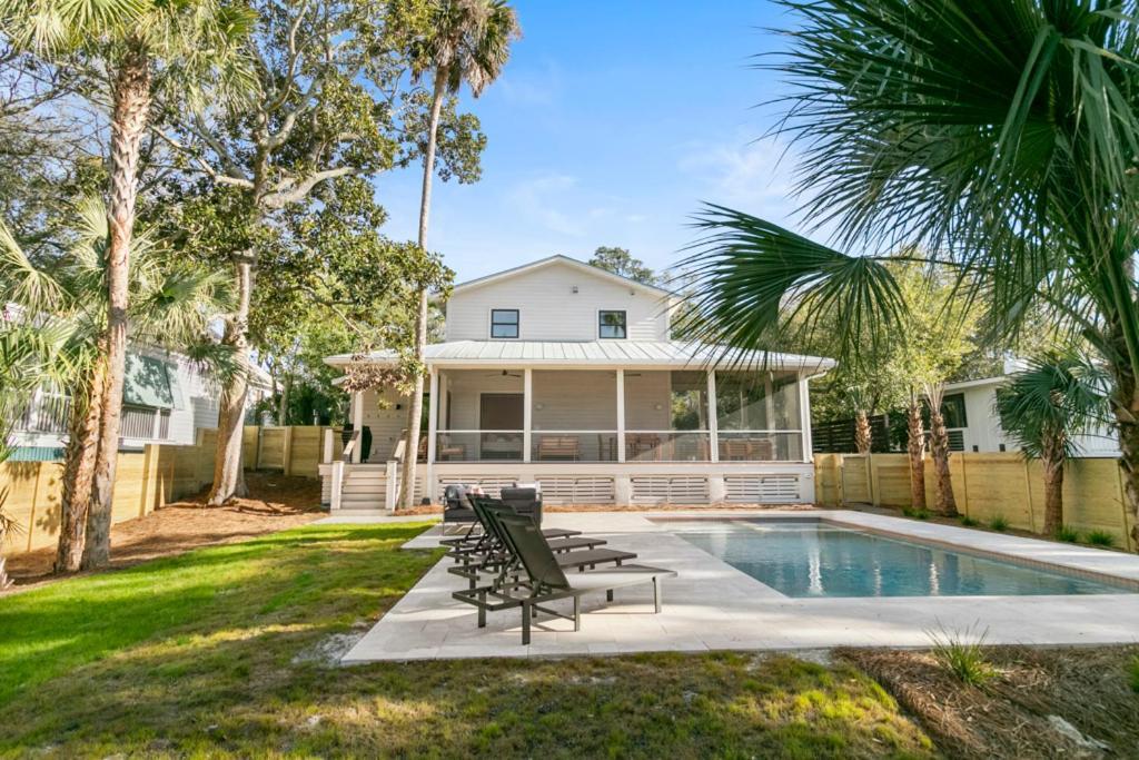 1St Block E Hudson - Green Wave - Newly Remodeled - Pool And Hot Tub - Ideal Central Location Villa Folly Beach Exterior photo