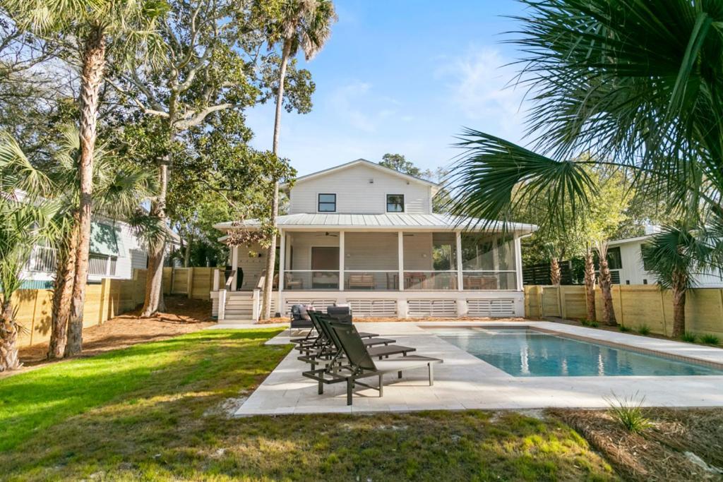 1St Block E Hudson - Green Wave - Newly Remodeled - Pool And Hot Tub - Ideal Central Location Villa Folly Beach Exterior photo